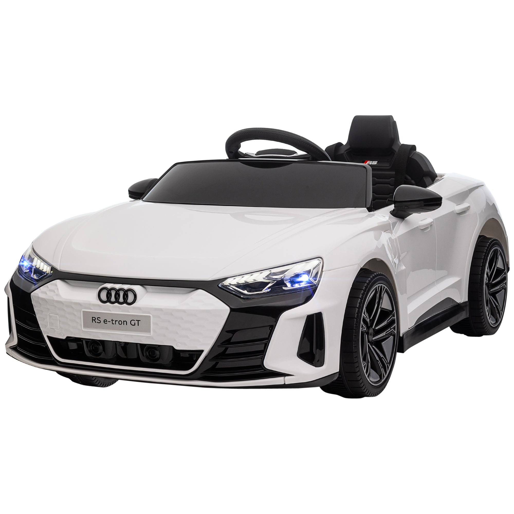 Audi RS E-tron GT 12V Licensed Kids Electric Ride On Cars With Remote Control, Horn, Lights, Music, Suspension