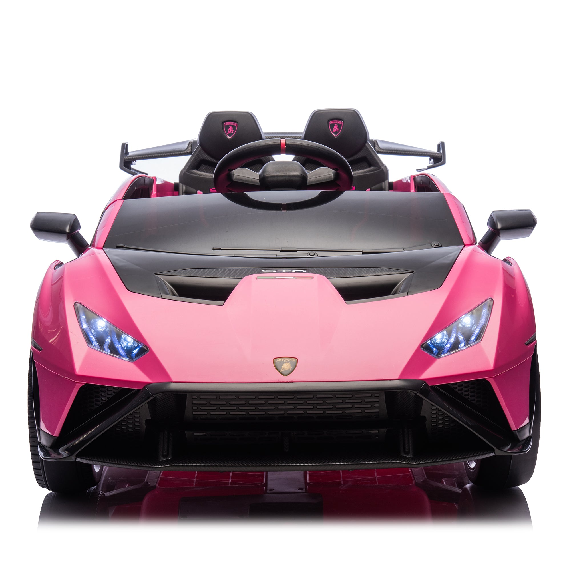 Lamborghini Huracan 24V Licensed Kids Electric Ride On Cars With Remote Control, Horn, Lights, Music, Suspension